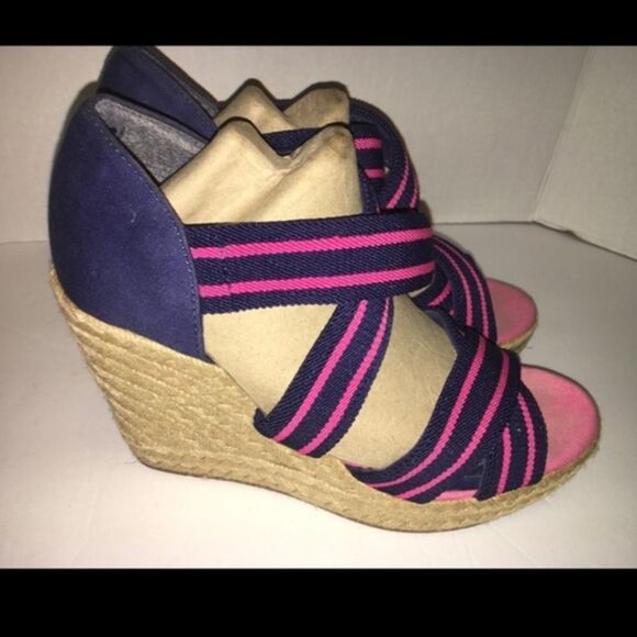 H&M WEDGE STYLE OPEN TOE ANKLE STRAP SANDAL - Picture 15 of 15